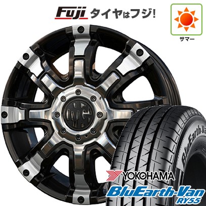 【新品 軽自動車】軽トラ 軽バン 夏タイヤ ホイール4本セット 145/80R12 80/78N ヨコハマ ブルーアース Van RY55 クリムソン マーテルギア(MG) ビースト 4J 12インチ(送料無料)