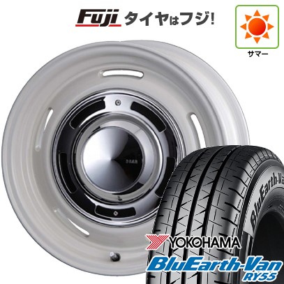 【新品】プロボックス/サクシード(160系) 夏タイヤ ホイール4本セット 155/80R14 88/86N ヨコハマ ブルーアース Van RY55 クリムソン ディーン クロスカントリー 5J 14インチ(送料無料)