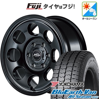 【新品】ハイエース200系 オールシーズンタイヤ ホイール4本セット 195/80R15 107/105N ヨコハマ ブルーアース Van RY61 オールシーズン MID WHEELS ガルシア パーム8 6J 15インチ(送料無料) 93,885円