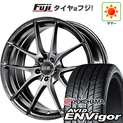 【新品国産車用5穴100】 夏タイヤ ホイール4本セット 225/55R18 ヨコハマ エイビッド エンビガーS321 OZ レッジェーラHLT 8J 18インチ(送料無料)