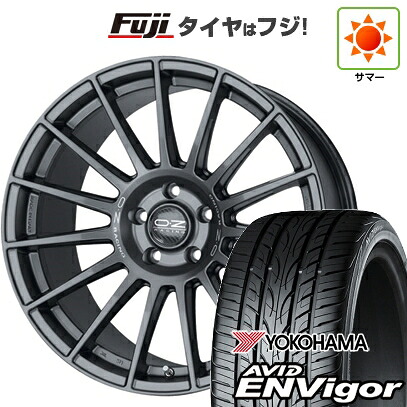 【新品国産車用5穴114.3】 夏タイヤ ホイール4本セット 245/45R20 ヨコハマ エイビッド エンビガーS321 OZ スーパーツーリズモ ダカール 8.5J 20インチ(送料無料)