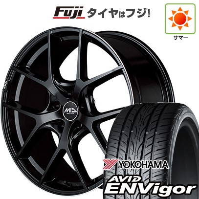【新品国産車用5穴114.3】 夏タイヤ ホイール4本セット 245/40R20 ヨコハマ エイビッド エンビガーS321 MID WHEELS MID EXCLUSIVE 025F 8.5J 20インチ(送料無料)