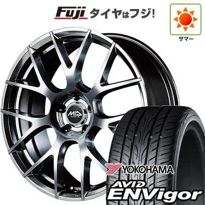 【新品国産車用5穴114.3】 夏タイヤ ホイール4本セット 225/55R18 ヨコハマ エイビッド エンビガーS321 MID WHEELS MID EXCLUSIVE 027F 7J 18インチ(送料無料)