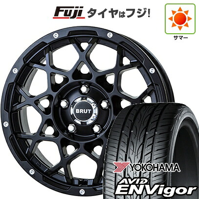 【新品国産車用5穴114.3】 夏タイヤ ホイール4本セット 235/50R18 ヨコハマ エイビッド エンビガーS321 トライスター BRUT BR-55 8J 18インチ(送料無料)｜フジ スペシャルセレクション