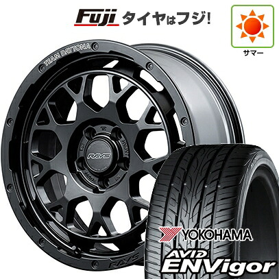 【新品国産車用5穴114.3】 夏タイヤ ホイール4本セット 235/55R18 ヨコハマ エイビッド エンビガーS321 RAYS レイズ デイトナ M9+ 7.5J 18インチ(送料無料)｜フジ スペシャルセレクション