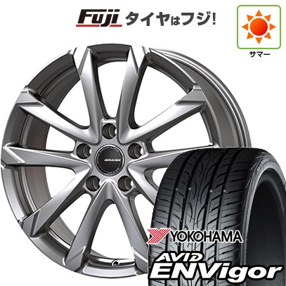 【新品国産車用5穴114.3】 夏タイヤ ホイール4本セット 235/55R18 ヨコハマ エイビッド エンビガーS321 コーセイ クレイシズ GC36F 7J 18インチ(送料無料)