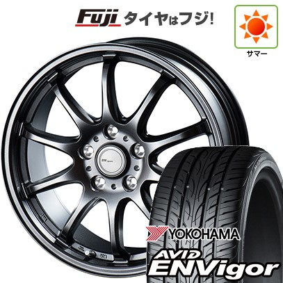 【新品国産車用5穴114.3】 夏タイヤ ホイール4本セット 225/45R18 ヨコハマ エイビッド エンビガーS321 ビッグウエイ BWスポーツ ZT10 7.5J 18インチ(送料無料)
