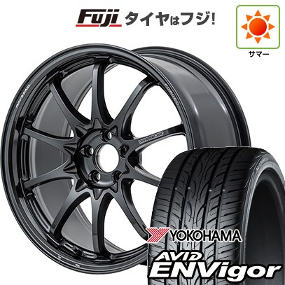 【新品国産車用5穴114.3】 夏タイヤ ホイール4本セット 225/45R18 ヨコハマ エイビッド エンビガーS321 RAYS レイズ ボルクレーシング CE28N-plus 7.5J 18インチ(送料無料)｜フジ スペシャルセレクション