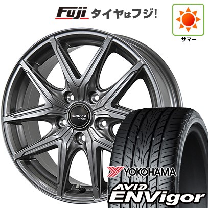 【新品国産車用5穴114.3】 夏タイヤ ホイール4本セット 235/50R18 ヨコハマ エイビッド エンビガーS321 トピー シビラ NEXT F05 7.5J 18インチ(送料無料)