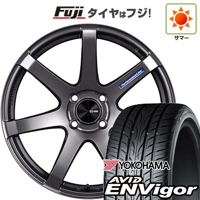 【新品国産車用5穴114.3】 夏タイヤ ホイール4本セット 235/55R18 ヨコハマ エイビッド エンビガーS321 ENKEI エンケイ PerformanceLine PF07 8J 18インチ(送料無料)