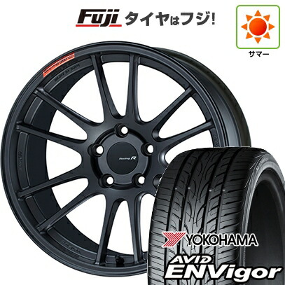 【新品国産車用5穴114.3】 夏タイヤ ホイール4本セット 235/55R18 ヨコハマ エイビッド エンビガーS321 ENKEI エンケイ Racing Revolution GTC01 RR 7.5J 18インチ(送料無料)|フジ スペシャルセレクション