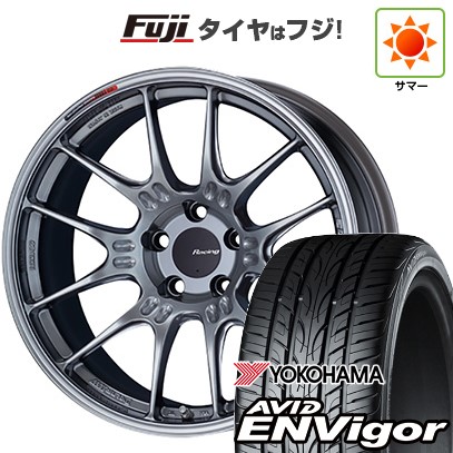 【新品国産車用5穴114.3】 夏タイヤ ホイール4本セット 235/40R19 ヨコハマ エイビッド エンビガーS321 ENKEI エンケイ Racing GTC02 8J 19インチ(送料無料)|フジ スペシャルセレクション