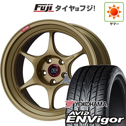【新品国産車用5穴114.3】 夏タイヤ ホイール4本セット 235/40R19 ヨコハマ エイビッド エンビガーS321 ENKEI エンケイ PerformanceLine PF06 ゴールド 8J 19インチ(送料無料)｜フジ スペシャルセレクション
