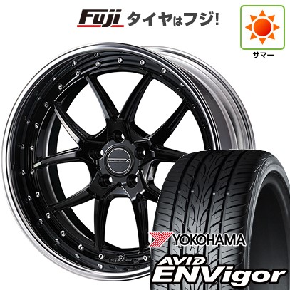 【新品国産車用5穴114.3】 夏タイヤ ホイール4本セット 225/45R18 ヨコハマ エイビッド エンビガーS321 WEDS ウェッズ マーベリック 1705S 8J 18インチ(送料無料)