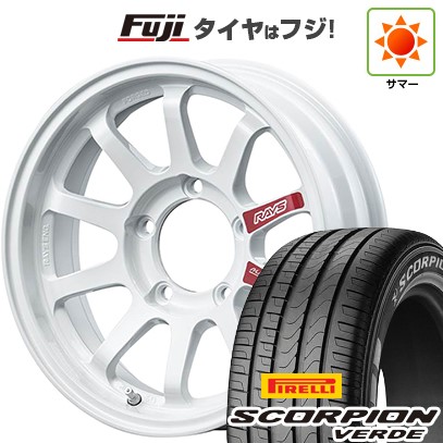 【新品】ジムニーシエラ/ジムニーノマド 夏タイヤ ホイール4本セット 215/70R16 ピレリ スコーピオン ヴェルデ RAYS レイズ A LAP-J PRO 6J 16インチ(送料無料)|フジ スペシャルセレクション