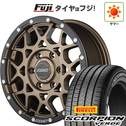 【新品】デリカD5 夏タイヤ ホイール4本セット 215/70R16 ピレリ スコーピオン ヴェルデ RAYS レイズ デイトナ M8 xB Edition 7J 16インチ(送料無料)