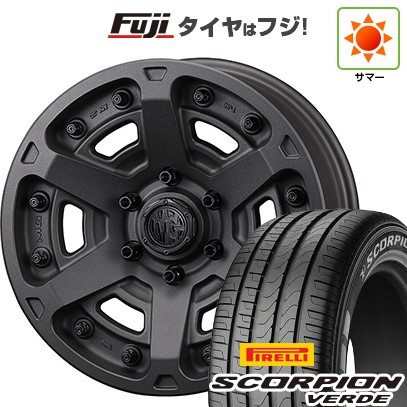 【新品】デリカD5 夏タイヤ ホイール4本セット 215/70R16 ピレリ スコーピオン ヴェルデ クリムソン マーテルギア(MG) アーマーFF 7J 16インチ(送料無料)