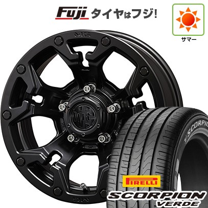 【新品】デリカD5 夏タイヤ ホイール4本セット 215/70R16 ピレリ スコーピオン ヴェルデ クリムソン マーテルギア(MG) ゴーレム 7J 16インチ(送料無料)|フジ スペシャルセレクション
