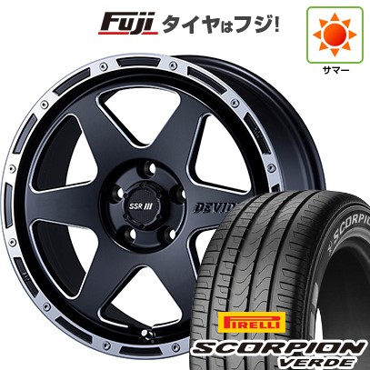 【新品】デリカD5 夏タイヤ ホイール4本セット 215/70R16 ピレリ スコーピオン ヴェルデ SSR ディバイド TR-6 7J 16インチ(送料無料)|フジ スペシャルセレクション