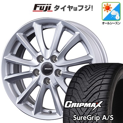 【新品国産車用5穴114.3】 オールシーズンタイヤ ホイール4本セット 215/50R18 グリップマックス シュアグリップ オールシーズン(限定) コーセイ クレイシズ VS6 7J 18インチ(送料無料)