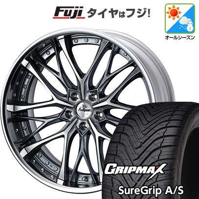 【新品国産車用5穴114.3】 オールシーズンタイヤ ホイール4本セット 235/55R19 グリップマックス シュアグリップ オールシーズン(限定2024年製) WEDS ウェッズ クレンツェ ウィーバル 8J 19インチ(送料無料)