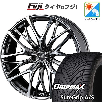 【新品国産車用5穴100】 オールシーズンタイヤ ホイール4本セット 225/40R18 グリップマックス シュアグリップ オールシーズン(限定) WEDS ウェッズ クレンツェ ウィーバル 100EVO 7.5J 18インチ(送料無料)｜フジ スペシャルセレクション