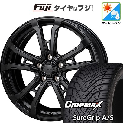 【新品国産車用5穴114.3】 オールシーズンタイヤ ホイール4本セット 215/45R18 グリップマックス シュアグリップ オールシーズン(限定) モンツァ HI-BLOCK ヴィラス 18インチ(送料無料)