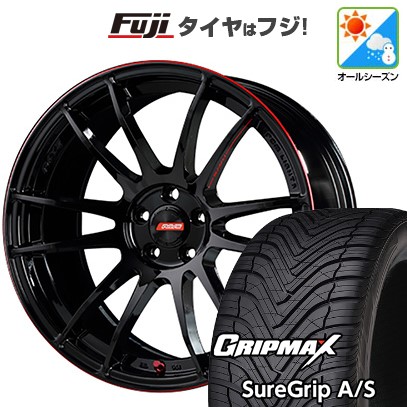 【新品国産車用5穴114.3】 オールシーズンタイヤ ホイール4本セット 215/45R18 グリップマックス シュアグリップ オールシーズン(限定) RAYS レイズ グラムライツ 57エクストリーム REV LIMIT EDITION 18インチ(送料無料) 102,250円