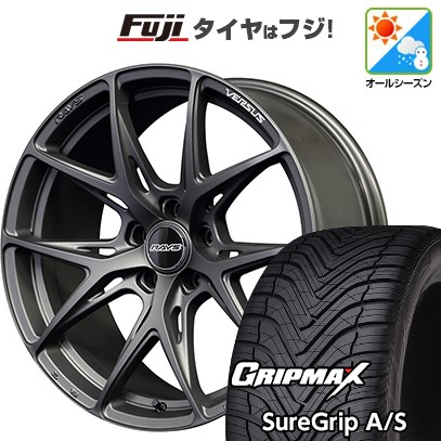 【新品国産車用5穴114.3】 オールシーズンタイヤ ホイール4本セット 235/60R18 グリップマックス シュアグリップ オールシーズン(限定) RAYS レイズ ベルサス VV21S 8J 18インチ(送料無料)