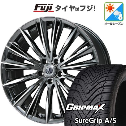 【新品国産車用5穴114.3】 オールシーズンタイヤ ホイール4本セット 235/50R18 グリップマックス シュアグリップ オールシーズン(限定) RAYS レイズ ベルサス ストラテジーア ヴォウジェ 7J 18インチ(送料無料)｜フジ スペシャルセレクション