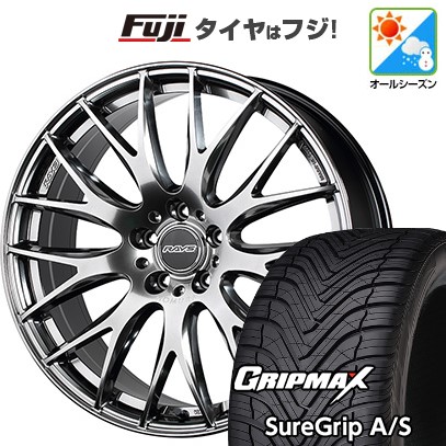 【新品国産車用5穴114.3】 オールシーズンタイヤ ホイール4本セット 215/45R18 グリップマックス シュアグリップ オールシーズン(限定) RAYS レイズ ホムラ 2X9Plus 18インチ(送料無料)