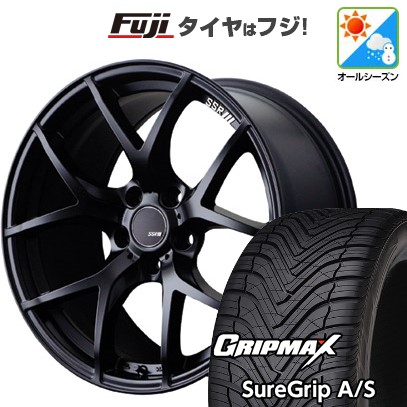 【新品国産車用5穴100】 オールシーズンタイヤ ホイール4本セット 225/40R18 グリップマックス シュアグリップ オールシーズン(限定) SSR GT GTV03 7.5J 18インチ(送料無料)|フジ スペシャルセレクション