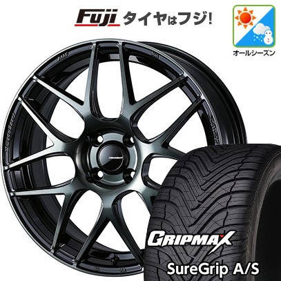 【新品国産車用5穴114.3】 オールシーズンタイヤ ホイール4本セット 225/55R18 グリップマックス シュアグリップ オールシーズン(限定) WEDS ウェッズ ウェッズスポーツ SA-27R 7.5J 18インチ(送料無料)｜フジ スペシャルセレクション 105,655円
