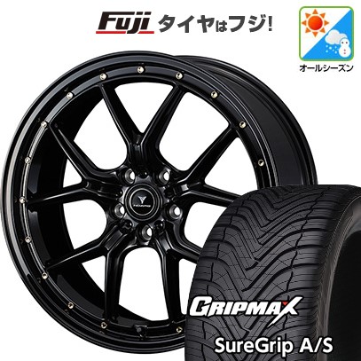 【新品国産車用5穴114.3】 オールシーズンタイヤ ホイール4本セット 235/55R19 グリップマックス シュアグリップ オールシーズン(限定2024年製) WEDS ウェッズ ノヴァリス アセット S1 8J 19インチ(送料無料)