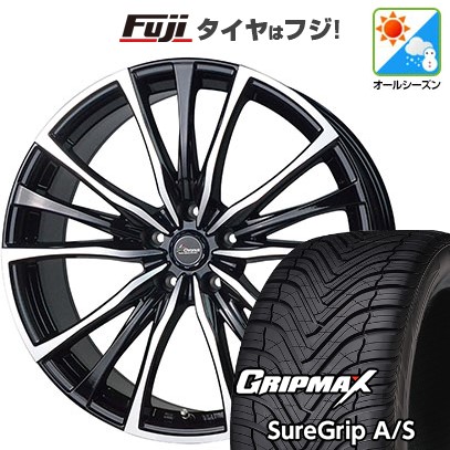 【新品国産車用5穴114.3】 オールシーズンタイヤ ホイール4本セット 235/55R19 グリップマックス シュアグリップ オールシーズン(限定2024年製) ホットスタッフ クロノス CH-110 8J 19インチ(送料無料)｜フジ スペシャルセレクション