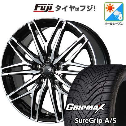 【新品国産車用5穴114.3】 オールシーズンタイヤ ホイール4本セット 215/45R18 グリップマックス シュアグリップ オールシーズン(限定) トピー セレブロ WA45 18インチ(送料無料)|フジ スペシャルセレクション