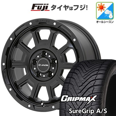 【新品国産車用5穴114.3】 オールシーズンタイヤ ホイール4本セット 235/50R18 グリップマックス シュアグリップ オールシーズン(限定) ジャオス アダマスBL5 7.5J 18インチ(送料無料)