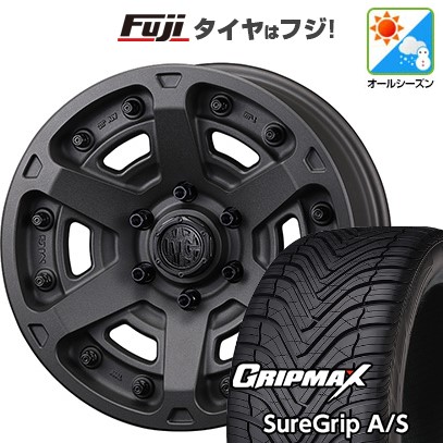 【新品国産車用5穴114.3】 オールシーズンタイヤ ホイール4本セット 225/55R18 グリップマックス シュアグリップ オールシーズン(限定) クリムソン マーテルギア(MG) アーマーFF 8J 18インチ(送料無料)｜フジ スペシャルセレクション