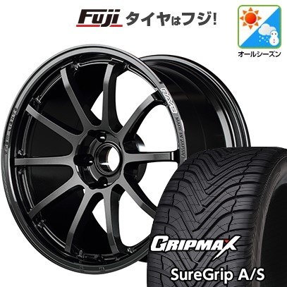 【新品国産車用5穴114.3】 オールシーズンタイヤ ホイール4本セット 225/55R18 グリップマックス シュアグリップ オールシーズン(限定) RAYS レイズ グラムライツ 57NR 7.5J 18インチ(送料無料)｜フジ スペシャルセレクション