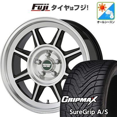 【新品国産車用5穴114.3】 オールシーズンタイヤ ホイール4本セット 225/45R19 グリップマックス シュアグリップ オールシーズン(限定) ハヤシレーシング ハヤシストリート タイプSTL 8.5J 19インチ(送料無料)|フジ スペシャルセレクション
