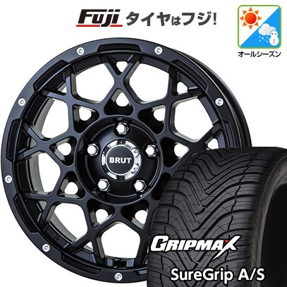 【新品国産車用5穴114.3】 オールシーズンタイヤ ホイール4本セット 235/60R18 グリップマックス シュアグリップ オールシーズン(限定) トライスター BRUT BR-55 8J 18インチ(送料無料)