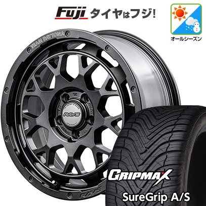 【新品国産車用5穴114.3】 オールシーズンタイヤ ホイール4本セット 235/60R18 グリップマックス シュアグリップ オールシーズン(限定) RAYS レイズ デイトナ M9+ SPEC-M 7.5J 18インチ(送料無料)