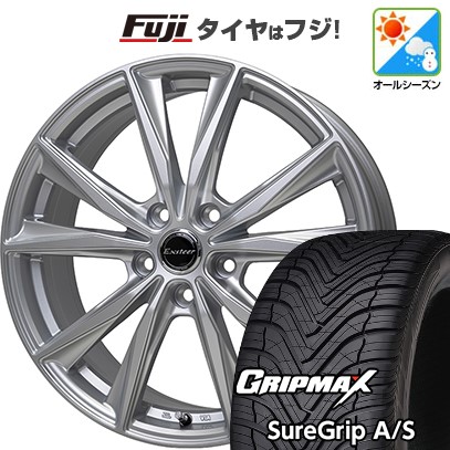 【新品国産車用5穴114.3】 オールシーズンタイヤ ホイール4本セット 215/45R18 グリップマックス シュアグリップ オールシーズン(限定) ホットスタッフ エクスターST 18インチ(送料無料)｜フジ スペシャルセレクション