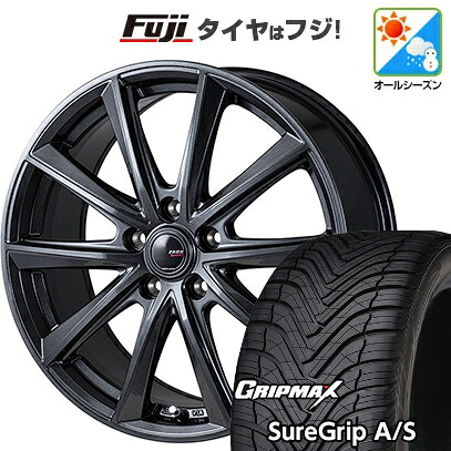【新品国産車用5穴114.3】 オールシーズンタイヤ ホイール4本セット 215/50R18 グリップマックス シュアグリップ オールシーズン(限定) モンツァ ZACK Sport-FT 7.5J 18インチ(送料無料)｜フジ スペシャルセレクション