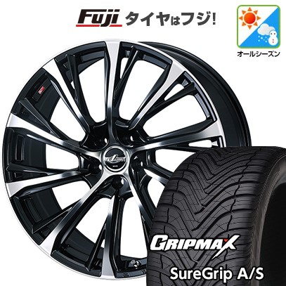 【新品国産車用5穴114.3】 オールシーズンタイヤ ホイール4本セット 245/40R20 グリップマックス シュアグリップ オールシーズン(限定) WEDS ウェッズ レオニス JG 8.5J 20インチ(送料無料)｜フジ スペシャルセレクション