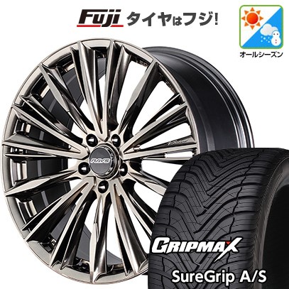 【新品国産車用5穴114.3】 オールシーズンタイヤ ホイール4本セット 215/50R18 グリップマックス シュアグリップ オールシーズン(限定) RAYS レイズ ベルサス クラフトコレクション ヴォウジェ LIMITED (GG) 7J 18インチ(送料無料)