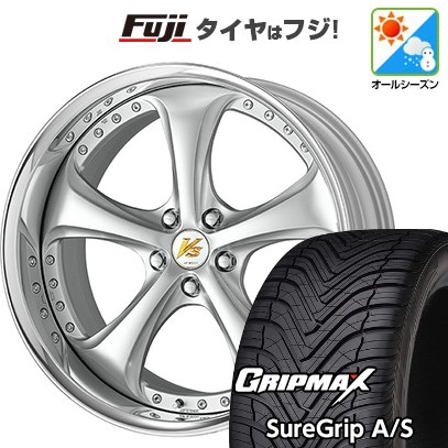 【新品国産車用5穴114.3】 オールシーズンタイヤ ホイール4本セット 225/45R19 グリップマックス シュアグリップ オールシーズン(限定) WORK ワーク VS VS-KF# 8J 19インチ(送料無料)