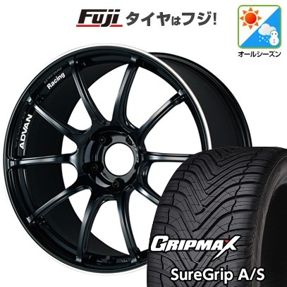 【新品国産車用5穴114.3】 オールシーズンタイヤ ホイール4本セット 215/50R18 グリップマックス シュアグリップ オールシーズン(限定) ヨコハマ アドバンレーシング RZII 7.5J 18インチ(送料無料)|フジ スペシャルセレクション