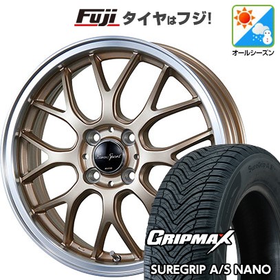 【新品】ライズ/ロッキー（ガソリン） オールシーズンタイヤ ホイール4本セット 195/65R16 グリップマックス シュアグリップ オールシーズン ナノ(限定) ブレスト ユーロスポーツ タイプ805 アンティークブロンズ 6J 16インチ(送料無料)｜フジ スペシャルセレクション