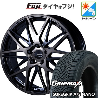 【新品国産車用5穴114.3】 オールシーズンタイヤ ホイール4本セット 225/60R17 グリップマックス シュアグリップ オールシーズン ナノ(限定) SSR ブリッカー 01M 7J 17インチ(送料無料)｜フジ スペシャルセレクション